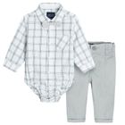Cool Club, Set pentru baieti, Body cu maneca lunga, Papion, Pantaloni, mix de culori
