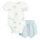 Cool Club, Set pentru baieti, Body cu maneca scurta, Pantaloni scurti, bloomers, mix
