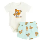 Cool Club, Set pentru baieti, Body cu maneca scurta, Pantaloni scurti, mix, imprimeu Nemo