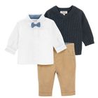 Cool Club, Set pentru baieti, Camasa cu maneca lunga, Pulover, Pantaloni din textil, mix
