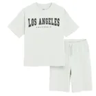 Cool Club, Set pentru baieti, Tricou, Pantaloni scurti, gri