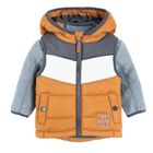 Cool Club, Set pentru baieti, vesta cu gluga, bluza polar cu fermoar, gri-maro