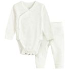 Cool Club, Set pentru bebelusi, Body cu maneca lunga, Pantaloni, alb