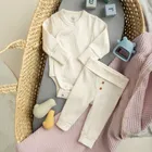 Cool Club, Set pentru bebelusi, Body cu maneca lunga, Pantaloni fara botosei, bej