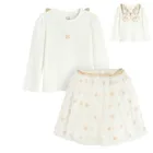 Cool Club, Set pentru fete, Bluza cu maneca lunga, Fusta, mix