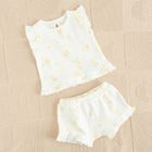 Cool Club, Set pentru fete, Bluza cu maneca scurta, Pantaloni scurti, alb