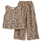 Cool Club, Set pentru fete, Bluza fara maneci, Pantaloni din textil, portocaliu