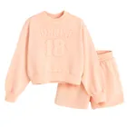 Cool Club, Set pentru fete, Bluza, Pantaloni scurti, piersica