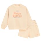 Cool Club, Set pentru fete, Bluza, Pantaloni scurti, portocaliu