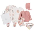 Cool Club, Set pentru fete, Caciula, Esarfa, Bluza cu capse, Pantaloni cu botosei, Pijama tip salopeta, Body cu maneca scurta, mix