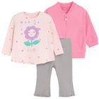 Cool Club, Set pentru fete, Hanorac subtire cu fermoar, Bluza cu maneca lunga, Colanti, mix