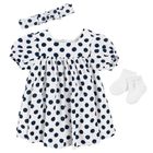 Cool Club, Set pentru fete, Rochie cu maneca scurta pentru fete, Sosete, Bentita, mix