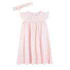 Cool Club, Set pentru fete, rochie cu maneca scurta si bentita, roz