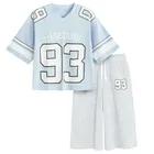 Cool Club, Set pentru fete, Tricou, crop top, Pantaloni scurti, mix