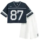 Cool Club, Set pentru fete, Tricou, crop top, Pantaloni scurti, mix