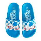 Cool Club, Slapi pentru baieti, albastru, imprimeu Sonic the Hedgehog