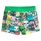 Cool Club, Sorturi de baie pentru baieti, UV 50, verde, imprimeu Minecraft