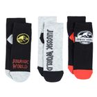 Cool Club, Sosete pentru baieti, mix de culori, imprimeu Jurassic World, set 3 buc.