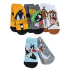 Cool Club, Sosete pentru baieti, mix, imprimeu Looney Tunes, set, 5 buc.