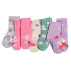 Cool Club, Sosete pentru fete, mix de culori, imprimeu Peppa Pig, set 5 buc.