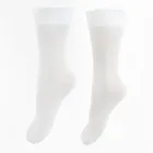 Cool Club, Sosete peste genunchi pentru fete, alb, 20 DEN, set, 2 buc.