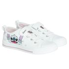 Cool Club, Tenisi pentru fete, alb, imprimeu Lilo si Stitch