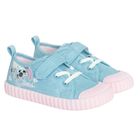 Cool Club, Tenisi pentru fete, albastru, talpa Barefoot, imprimeu Lilo si Stitch
