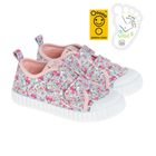 Cool Club, Tenisi pentru fete, roz, talpa Barefoot, imprimeu Minnie Mouse