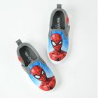 Cool Club, Tenisi tip slip on pentru baieti, gri, imprimeu Spider-Man