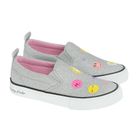 Cool Club, Tenisi tip slip on pentru fete, argintiu