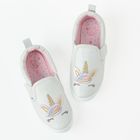 Cool Club, Tenisi tip slip on pentru fete, holografica, argintiu