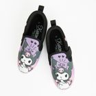 Cool Club, Tenisi tip slip on pentru fete, negru, imprimeu Kuromi