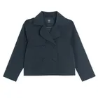 Cool Club, Trenci pentru fete, cropped, bleumarin