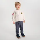 Cool Club, Trening pentru baieti, alb-albastru, imprimeu Cars