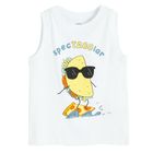 Cool Club, Tricou fara maneci pentru baieti, alb
