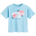 Cool Club, Tricou lejer pentru fete, albastru
