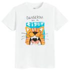 Cool Club, Tricou pentru baieti, alb