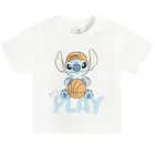 Cool Club, Tricou pentru baieti, alb, imprimeu Lilo si Stitch
