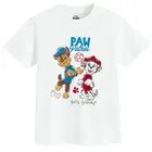 Cool Club, Tricou pentru baieti, alb, imprimeu Paw Patrol