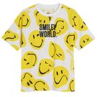 Cool Club, Tricou pentru baieti, alb, imprimeu SmileWorld