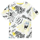 Cool Club, Tricou pentru baieti, alb, imprimeu SpongeBob