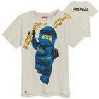 Cool Club, Tricou pentru baieti, bej, LEGO Ninjago