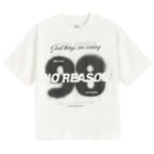 Cool Club, Tricou pentru baieti, boxy oversize, alb