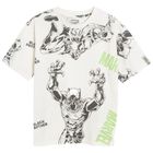 Cool Club, Tricou pentru baieti, ecru, imprimeu Marvel Super Heroes