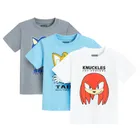 Cool Club, Tricou pentru baieti, mix, imprimeu Sonic the Hedgehog, set, 3 buc.