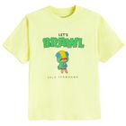 Cool Club, Tricou pentru baieti, verde, imprimeu Brawl Starss