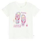 Cool Club, Tricou pentru fete, alb