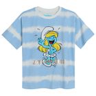 Cool Club, Tricou pentru fete, albastru, imprimeu Smurfs