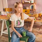 Cool Club, Tricou pentru fete, ecru