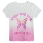 Cool Club, Tricou pentru fete, ecru-roz